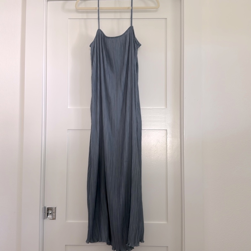 Madewell Plisse Midi Dress